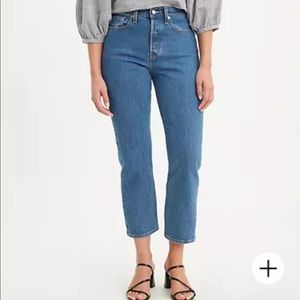 NWOT Levi’s Wedgie Straight Jeans W23L28 in Jive Stonewash Medium Wash